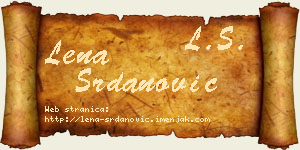 Lena Srdanović vizit kartica